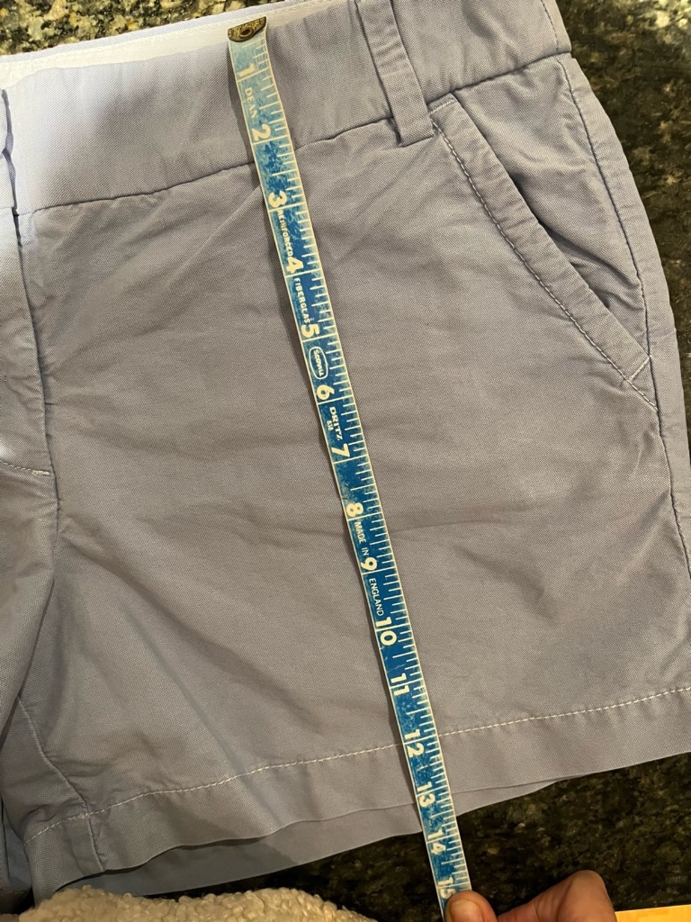 J. Crew Sky Blue Cotton Chino Shorts - Picture 6 of 7